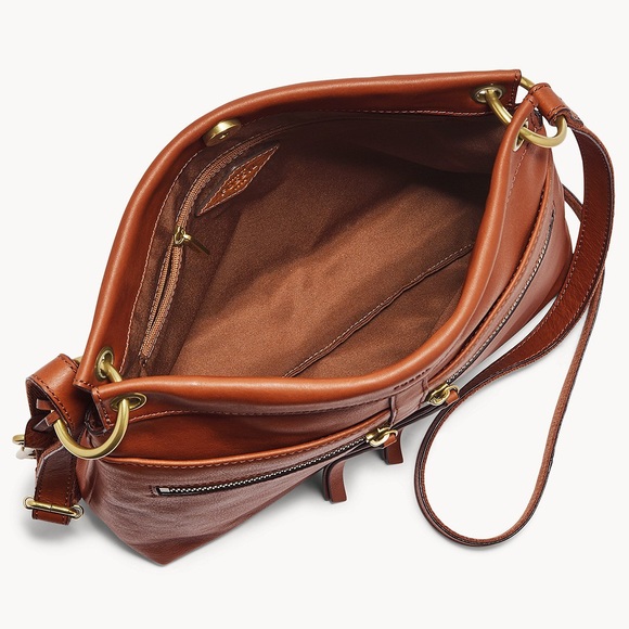 Fossil Caitlyn Leather Crossbody Bag 